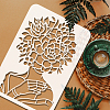 Plastic Drawing Painting Stencils Templates DIY-WH0396-189-3
