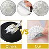 34 Sheets Silver Foil Embossed PET Picture Sticker DIY-WH0528-019-3