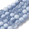 Crackle Glass Beads Strands GLAA-U001-8mm-14-1