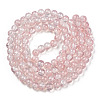 Transparent Crackle Baking Paint Glass Beads Strands DGLA-T003-01B-13-2