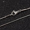 304 Stainless Steel Snake Chain Necklaces X-NJEW-O096-16-1