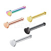 304 Stainless Steel Heart Nose Bone Rings WG0DFB7-03-5