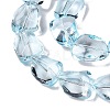 Electroplate Glass Beads Strands X-EGLA-N012-05D-3
