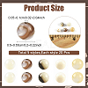 100Pcs 5 Styles Natural White Shell & Trochid Shell & Freshwater Shell Beads SSHEL-YW0001-17-2