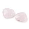 Heart Natural Rose Quartz Worry Stone G-C134-06A-14-2