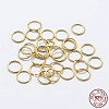 925 Sterling Silver Open Jump Rings STER-F036-02G-0.8x5mm-1