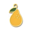 304 Stainless Steel Fruit Enamel Pendants LS-STAS-G362-04G-11-1