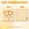 Wooden Commemorative Cards WOOD-WH0040-005-2