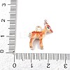 Animal Alloy Enamel Pendants X-ENAM-P264-03A-G-3