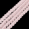 Transparent Glass Beads Strands X1-EGLA-A034-T4mm-MD22-2