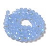Imitation Jade Glass Beads Strands EGLA-A035-J8mm-L03-2