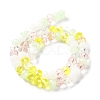 Glass Beads Strands EGLA-A034-M8mm-45-4
