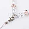 Glass Crystal Beaded Mobile Straps MOBA-G063-01-2