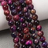 Natural Tiger Eye Beads Strands G-F591-18-6mm-10-2