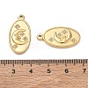304 Stainless Steel Rhinestone Pendants RB-CBA7A56-05G-3