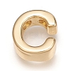 Brass Charms ZIRC-I037-01C-G-1