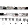 Electroplate Glass Beads Strands EGLA-D030-08B-4
