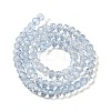 Transparent Baking Paint Glass Beads X1-DGLA-A034-T6mm-D13-2