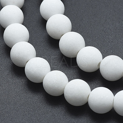Natural Mashan Jade Beads Strands G-K245-01J-4mm-1