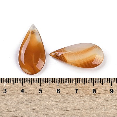 Natural Agate(Dyed & Heated) Pendants G-H082-02-1