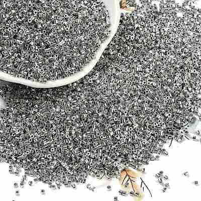 Electroplate Glass Seed Beads SEED-H003-10E-1
