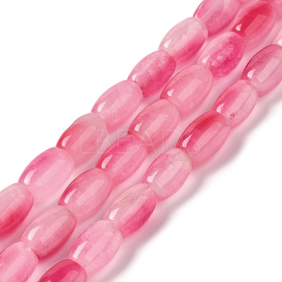 Natural Dyed White Jade Beads Strands X-G-M402-A01-05-1