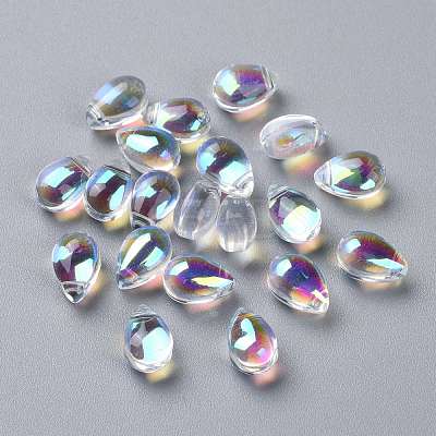 Transparent Glass Beads X-GGLA-M004-05A-01-1