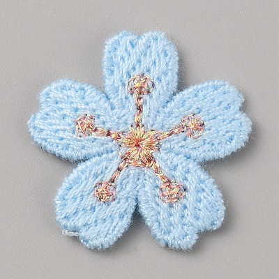 Polyester Embroidery Ornament Accessories DIY-WH0504-129C-1