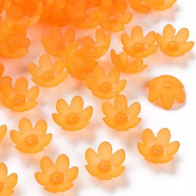 Frosted Acrylic Bead Caps MACR-S371-07A-724-1