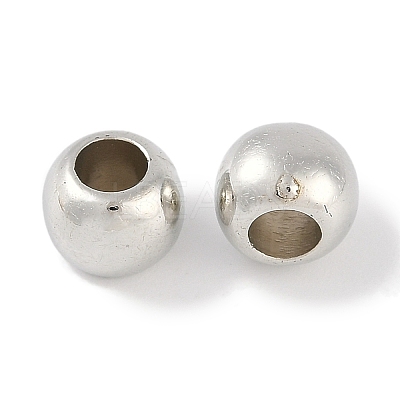 CCB Plastic Round Beads ALUM-U001-07B-06-1