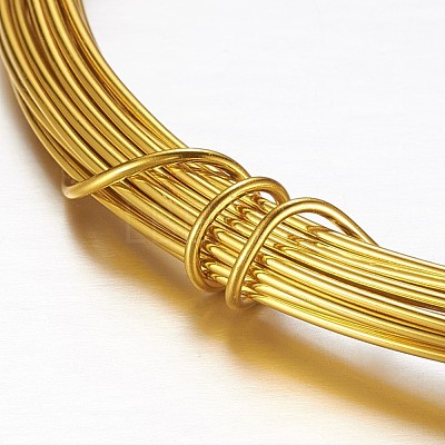 Round Aluminum Craft Wire AW-D009-2.5mm-5m-14-1