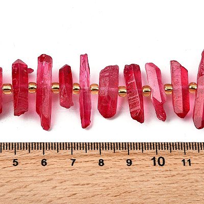 Natural Quartz Crystal Beads Strands G-F800-C21-1