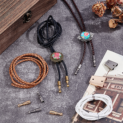 DIY Poirot Tie Accessories Kits DIY-NB0013-42-1