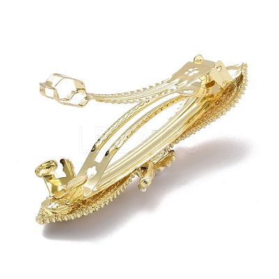 Alloy Crystal Rhinestone Hair Barrettes PHAR-D011-03LG-1