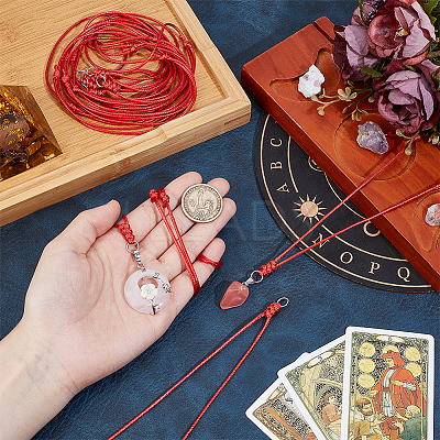 9Pcs Waxed Polyester Cord Necklace Making NJEW-PH01585-1