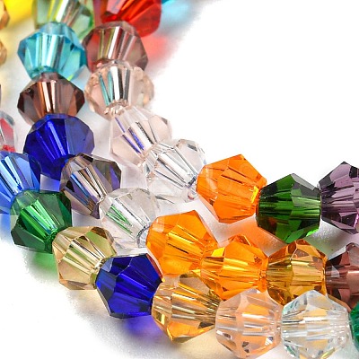 Transparent Glass Beads Strands GLAA-F029-4mm-29-1