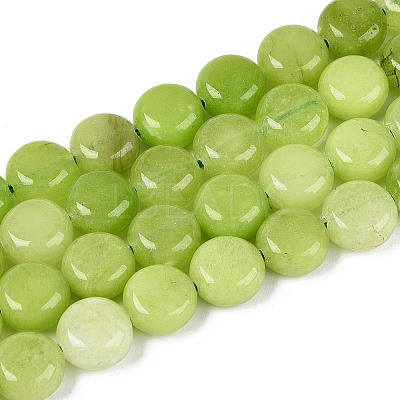 Dyed Natural White Jade Beads Strands G-T143-16J-1