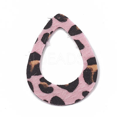 Imitation Leather Big Pendants FIND-N001-09B-1