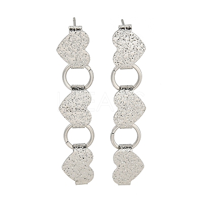 Non-Tarnish 304 Stainless Steel Stud Earrings EJEW-S229-01P-1