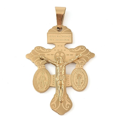 304 Stainless Steel Pendants STAS-C103-02G-02-1