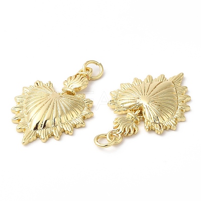 Eco-Friendly Rack Plating Brass Pendants X-KK-R143-17G-1
