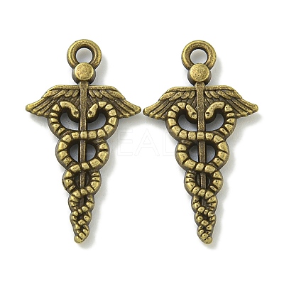 Tibetan Style Alloy Pendants TIBE-I026-6007AB-1