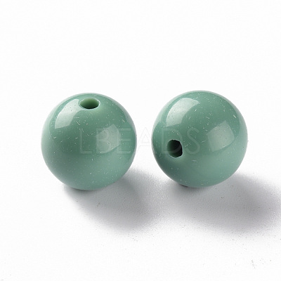 Opaque Acrylic Beads MACR-S370-C16mm-26-1