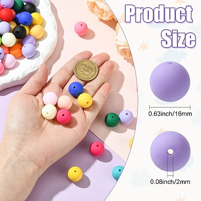 Rubberized Style Opaque Acrylic Beads MACR-CJC0009-02A-1