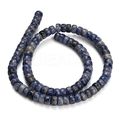 Natural Blue Spot Jasper Beads Strands GG-CBA792A-G02-4x7mm-1