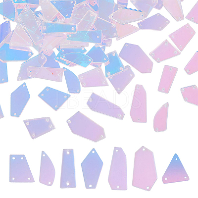 2Boxes Acrylic Mirror Sew on Rhinestone DIY-GA0008-19-1