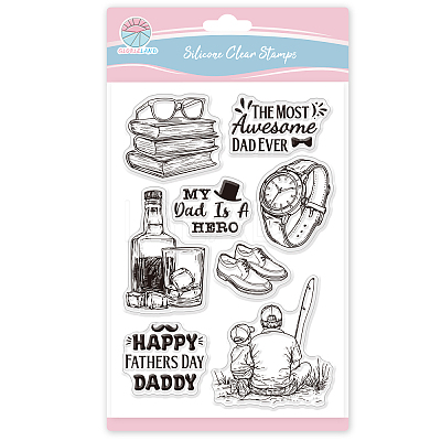 Custom PVC Plastic Clear Stamps DIY-WH0448-0807-1
