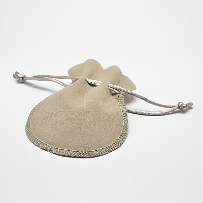 Velvet Bags Drawstring Jewelry Pouches TP-O002-C-04-1