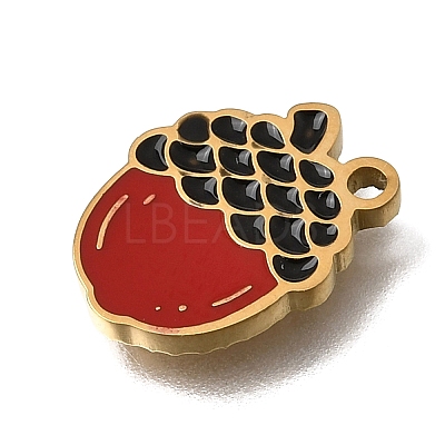 304 Stainless Steel Enamel Pendants SA-CBAA2E4-10C-G-1