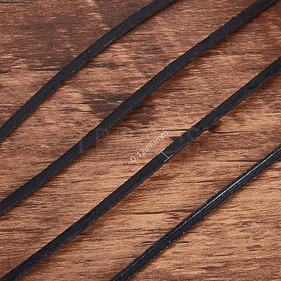 Flat Leather Jewelry Cord WL-GF0001-06D-01-1